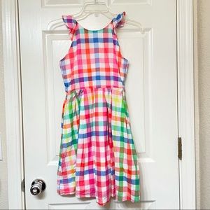 Crewcuts | Gingham Ruffle Strap Dress 10